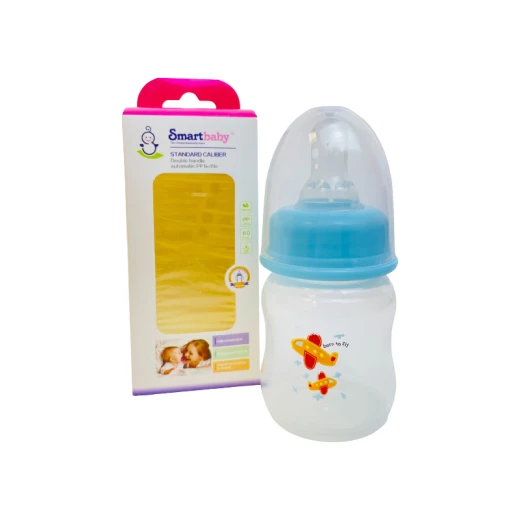 Smart Baby Feeding Bottle, Blue Color, 60 Ml Smart Baby Feeding Bottle, Blue Color, 60 Ml