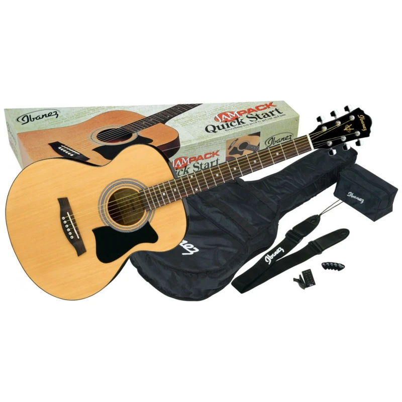 Ibanez Jampack Grand Concert Guitar Natural - Ibanez