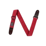 Ibanez Guitar Belt With Leather, Red Color - Ibanez