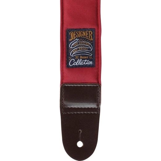 Ibanez Guitar Belt With Leather, Red Color - Ibanez - Image 2