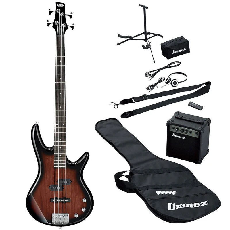 Ibanez Guitar Electric Jumpstart Set, Brown Color - Ibanez
