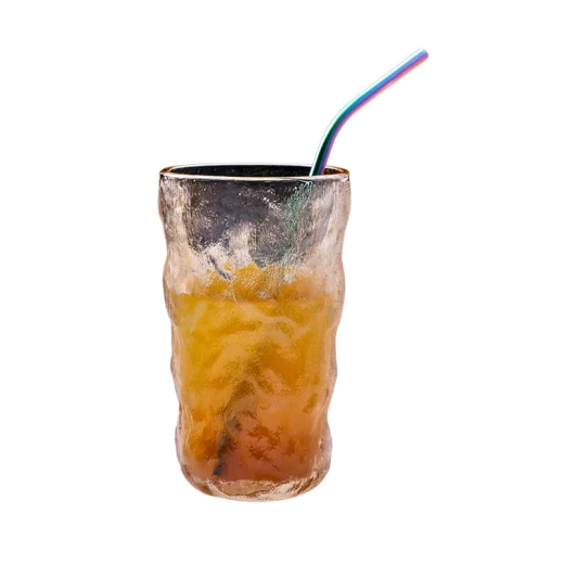 كوب شرب زجاج، باللون العسلي، 3 قطع من بلينك ماكس - بلينك ماكس - Image 2
