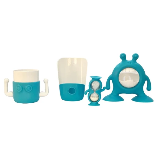 Prince Lionheart, Eye Family Bathroom Set For Kids, Blue Color Prince Lionheart, Eye Family Bathroom Set For Kids, Blue Color