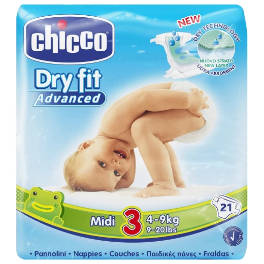 Chicco Dry Fit Plus Midi 4-9 KG Chicco Dry Fit Plus Midi 4-9 KG