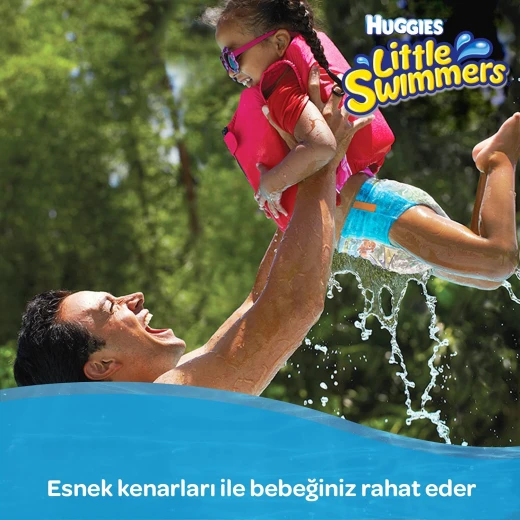 Huggies Little Swimmers Swim Pants, Size 3-4, 7-15 Kg, 20 pants - Huggies - Image 4