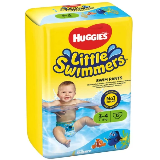 Huggies Little Swimmers Swim Pants, Size 3-4, 7-15 Kg, 20 pants