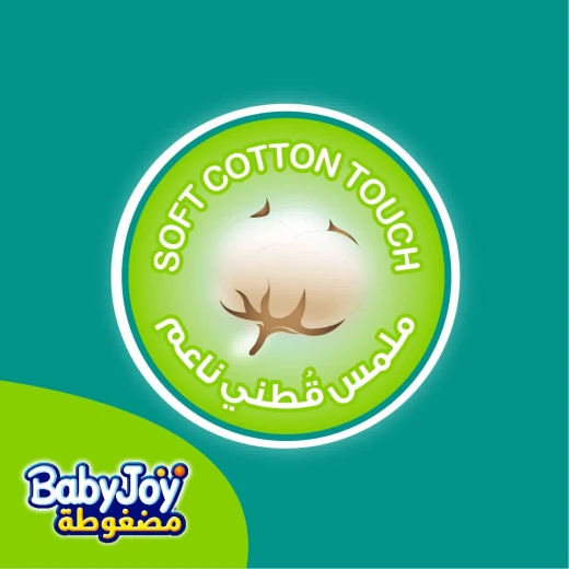 Baby Joy Diapers Large Size 4, 10-18 kg, 44 Piece - BabyJoy - Image 5