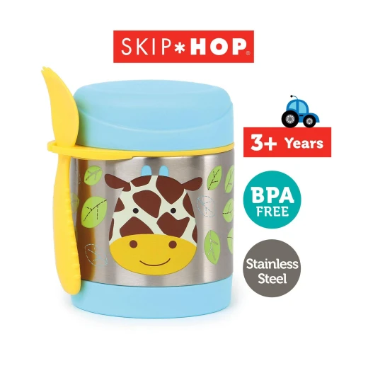 Skip Hop Zoo Insulated Food Jar - Giraffe - Skip Hop - Image 2
