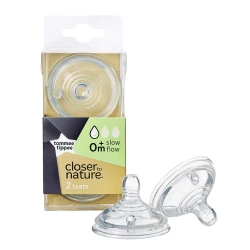 Tommee Tippee Closer To Nature Slow Flow Teats, Pieces