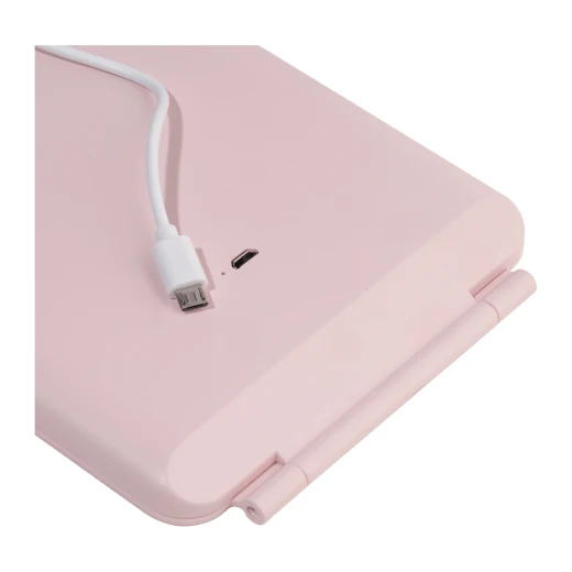 Mon Reve Pink LED Lighted Makeup Mirror Portable Travel Mirror Adjustable Lighting for Makeup Application - Mon Reve - Image 4