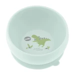 Stephen Joseph Silicone Bowl, Dino Design, Light Blue Color - Stephen Joseph