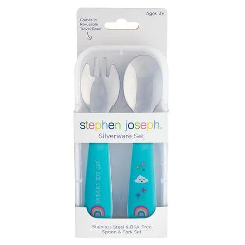 Stephen Joseph Spoon And Fork, Rainbow Design - Stephen Joseph - Image 2