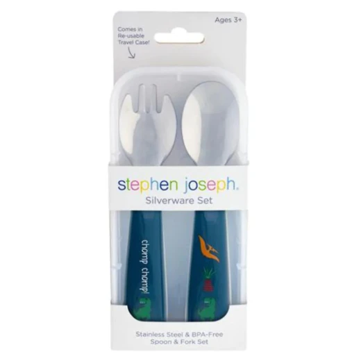 Stephen Joseph Spoon And Fork, Dino Design - Stephen Joseph - Image 2