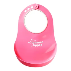 Tommee Tippee Basics Comfi Neck Bib, Pink