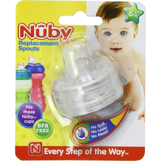 Nuby Replacement Silicone Spouts, 1 piece - Nuby - Image 2