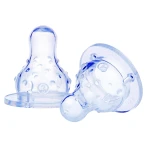 Nuby Standard Neck Soft Silicone Anti-Colic Nipple, 2 Packs - Nuby