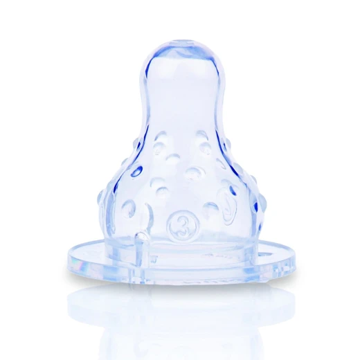 Nuby Standard Neck Soft Silicone Anti-Colic Nipple, 2 Packs - Nuby - Image 2