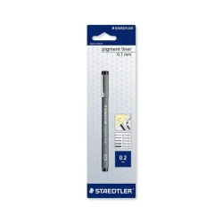 Staedtler Fineliner Pen 0.2 mm Pigment Liner Black