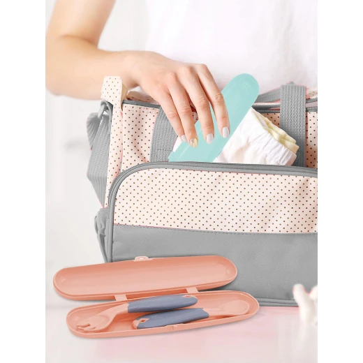 Babyjem cutlery case plastic rose - BabyJem - Image 2