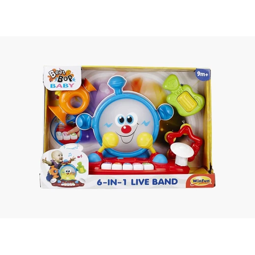 Winfun 6-In-1 Live Band Toy For Kids Winfun 6-In-1 Live Band Toy For Kids