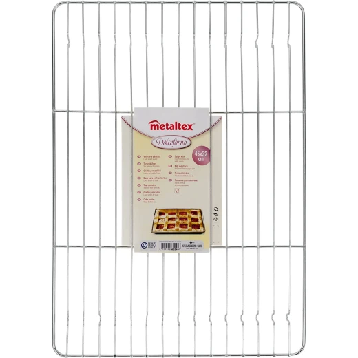 Metaltex Tin Plated Rectangular Cake Cooler, 45x32 Cm - Metaltex - Image 2
