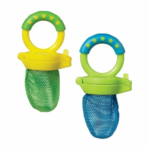 Munchkin Fresh Food Feeder - قطعتين, Blue&Green Munchkin Fresh Food Feeder - قطعتين, Blue&Green