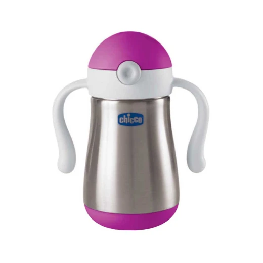 Chicco - Inox Power Cup 237ml - Pink