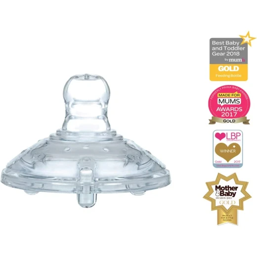 Nuby Wide Neck Anti-Colic Teat - Set of 2 - Nuby - Image 3