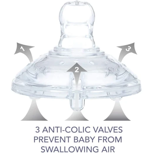 Nuby Wide Neck Anti-Colic Teat - Set of 2 - Nuby - Image 5