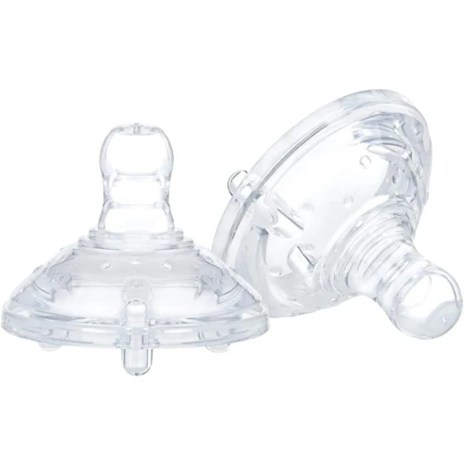 Nuby Wide Neck Anti-Colic Teat - Set of 2 Nuby Wide Neck Anti-Colic Teat - Set of 2