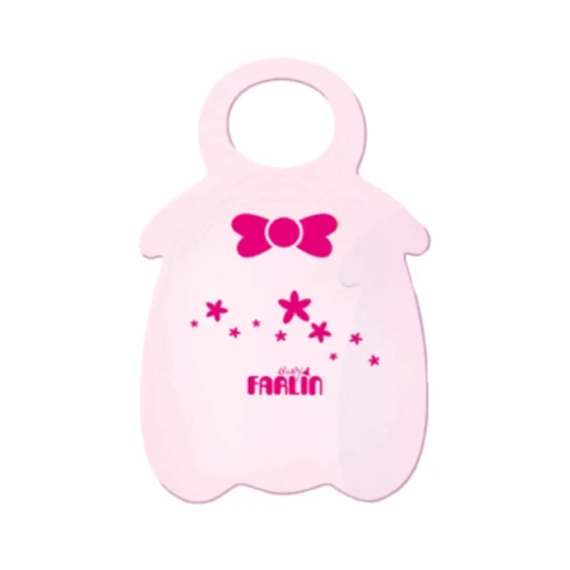 Farlin Baby Bib Tie, 1 Pack, زهري