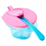 Tommee Tippee Explora Cool and Mash Bowl 4M+, Pink&Blue - Tommee Tippee