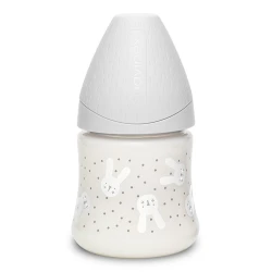 Suavinex Premium Bottle, Rabbit Design, Grey color, 150 Ml
