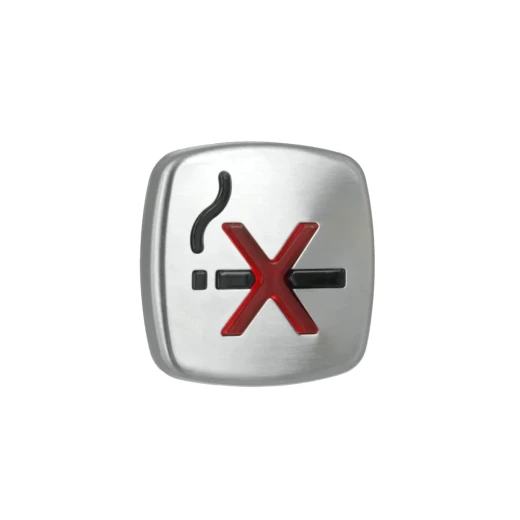 Metaltex Adhesive Sign "No Smoking", 5 X 5Cm Metaltex Adhesive Sign "No Smoking", 5 X 5Cm