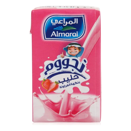 حليب بنكهة فراولة من المراعي, 150 مل
