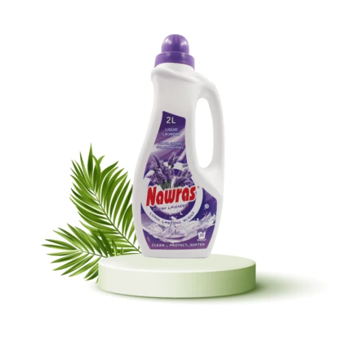 Nawras Liquid Laundry, Fresh Lavender, 2 Liter - Nawras - Image 2