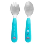 Stephen Joseph Spoon And Fork, Rainbow Design - Stephen Joseph