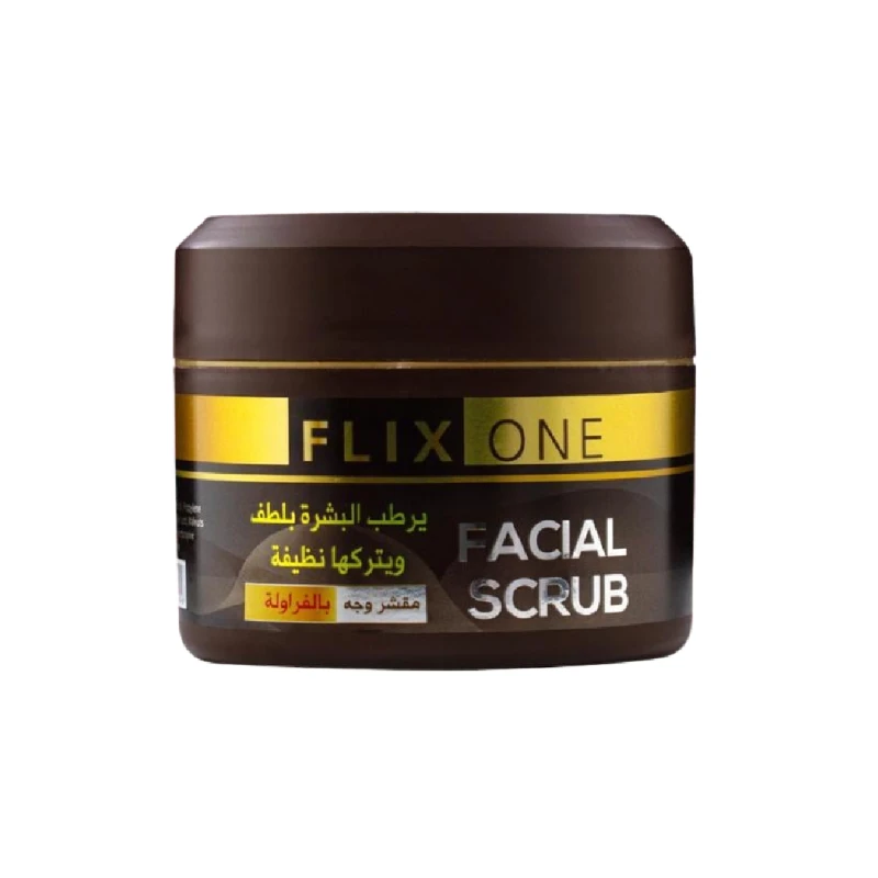 مقشر للوجه بالفراولة، 250 جرام من فليكس ون - فليكس ون