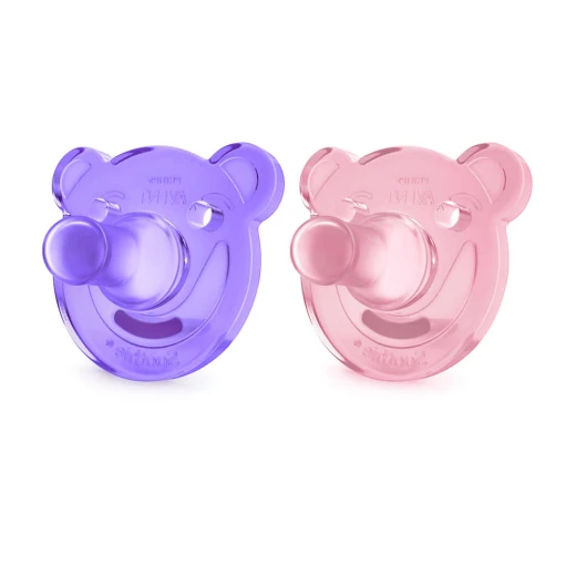 Philips Avent Soothie Shapes Pacifier 0-3 شهر , Pink&Purple Philips Avent Soothie Shapes Pacifier 0-3 شهر , Pink&Purple