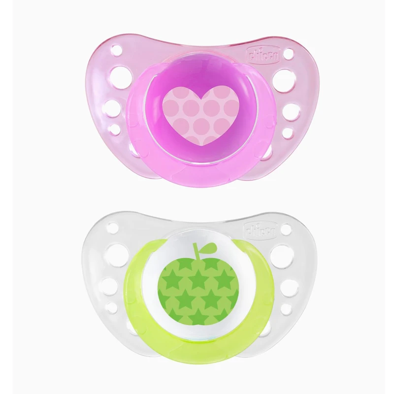 Chicco Physio Air Silicone (6-16 شهر ) Pink - تشيكو