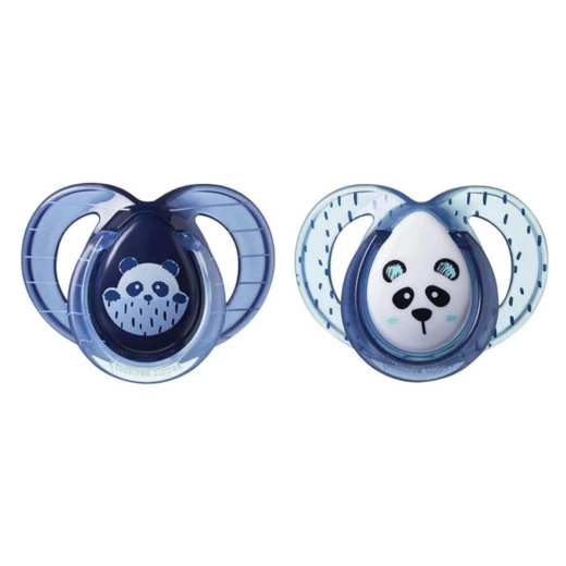 Tommee Tippee Soothers, Panda Design, 2 Pacifiers, 6-18 months Tommee Tippee Soothers, Panda Design, 2 Pacifiers, 6-18 months