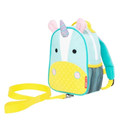 Skip Hop Zoo Let Children's Mini Back Pack With Reins - Unicorn Skip Hop Zoo Let Children's Mini Back Pack With Reins - Unicorn