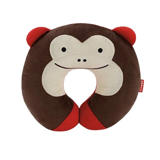 Skip Hop Zoo Little Kid and Toddler Travel Neck Rest, Monkey Skip Hop Zoo Little Kid and Toddler Travel Neck Rest, Monkey