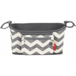 Skip Hop Universal Stroller Organizer: Insulated Beverage and Essentials Stroller Caddy, Chevron - Skip Hop