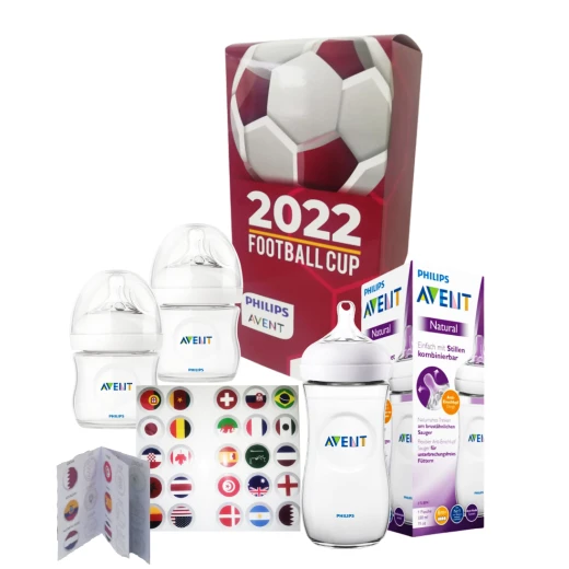 بكج كأس العالم 2022 الرضاعات الطبيعية ناتشورال من فيليبس افينت بكج كأس العالم 2022 الرضاعات الطبيعية ناتشورال من فيليبس افينت