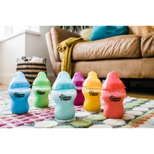 رضّاعات أطفال كلوزر تو ناتشر, بألوان براقة, 6 قطع من تومي توبي - تومي تيبي - Image 2