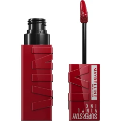 MAYBELLINE New York Super Stay Vinyl Ink Longwear Transfer Proof Gloss Lipstick, 10 LIPPY