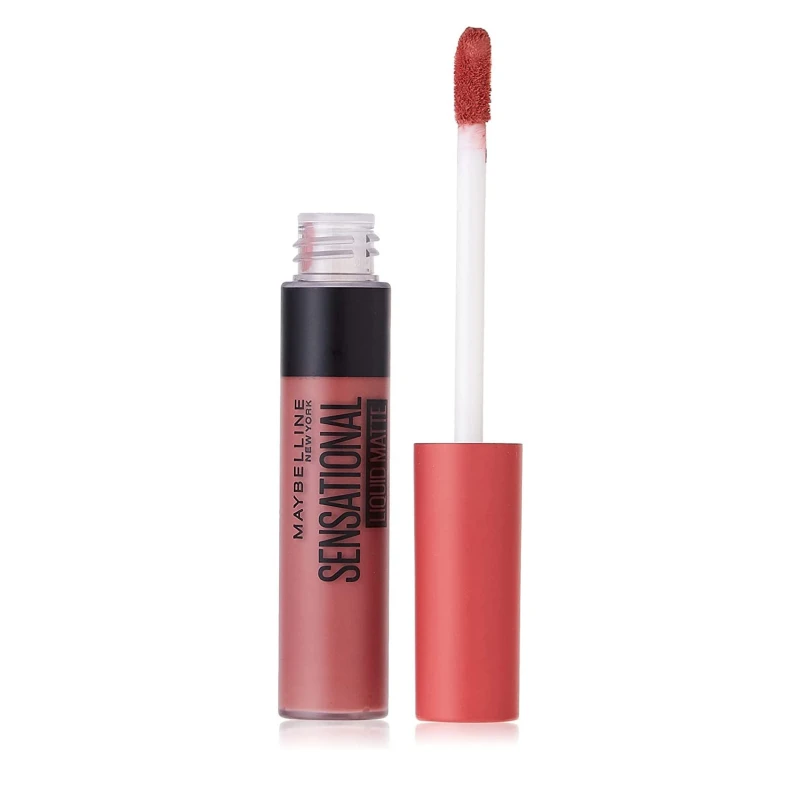 أحمر شفاه سائل غير لامع من Maybelline NU05 يدوم طويلاً شديد الصبغة 7 مل للشفاه - Maybelline