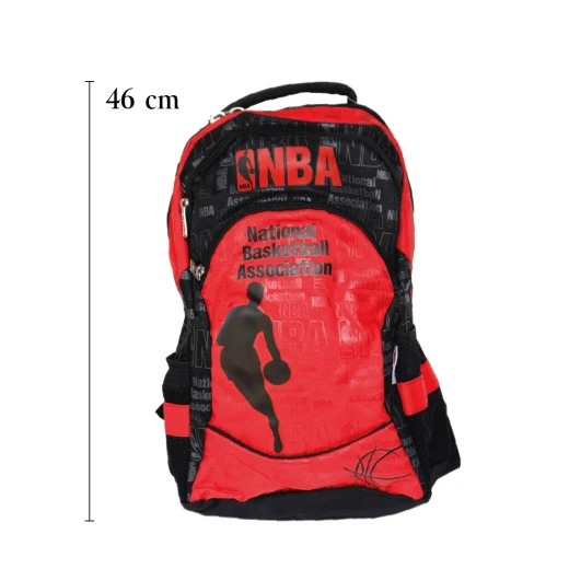 NBA Red & Black BackPack-45سم - نيو بوي - Image 2