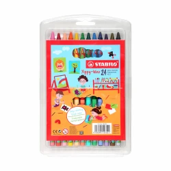 Stabilo Yippy Wax Color, 24 Pieces